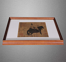 溧阳书画装裱配框服务案例